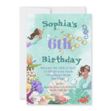 La Era De La Sirena Cabello Oscuro Bajo El Mar Cum