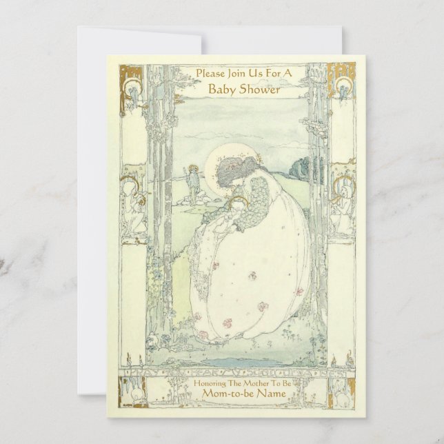 Invitación La era victoriana Jessie Marion King (Anverso)