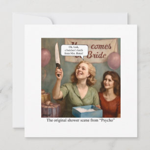 Invitación La escena original de la ducha de Psicosis.