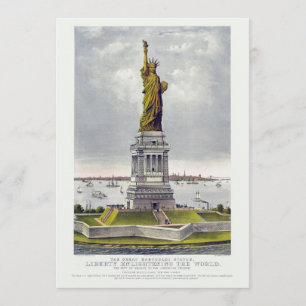 Invitación La Estatua de la Libertad, La Gran Estatua de Bart