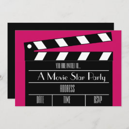 Invitación La estrella de cine Hollywood viste para arriba al