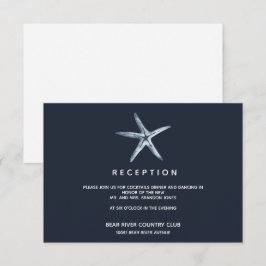 Invitación La estrella de mar azul | Alojamiento de la recepc