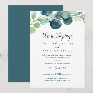 Invitación La exuberante vegetación y la recepción del Elopem