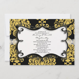 Invitación La fiesta de aniversario de la boda invita