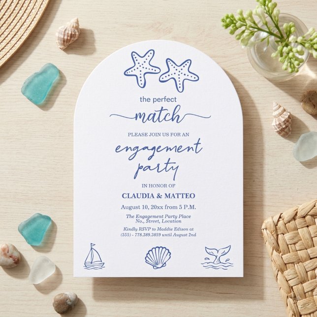 Invitación La fiesta de compromiso de la pareja de estrellas  (Subido por el creador)