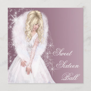 Invitación La fiesta de cumpleaños 16 de la Princesa Rosa