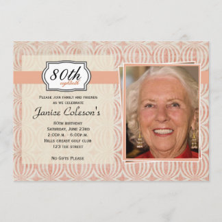 Invitación La fiesta de cumpleaños adulta de la foto de las