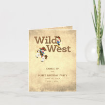 La fiesta de cumpleaños de Cowgirl Wild West Child