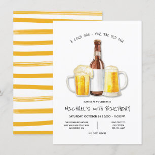 Invitación La fiesta de cumpleaños de las cervezas se está ha