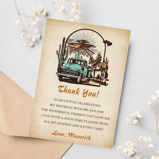 Invitación La fiesta de cumpleaños de las vacas occidentales  (Subido por el creador)