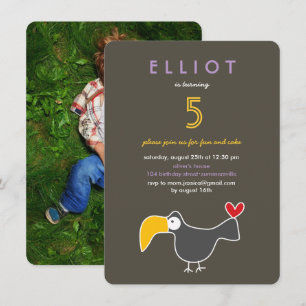 Invitación La fiesta de cumpleaños de Toucan PhotoKid, Person