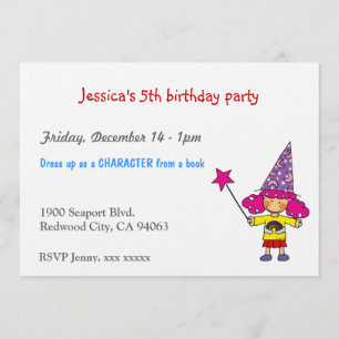 Invitación La fiesta de cumpleaños de un pequeño mago