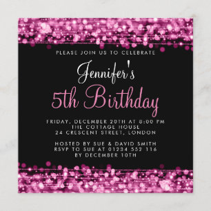 Invitación La fiesta de cumpleaños del bebé/de los niños