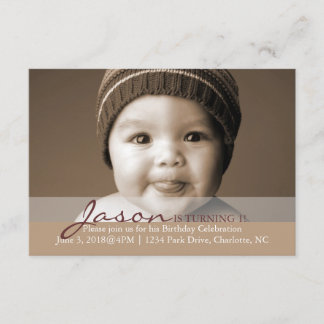 Invitación ¡La fiesta de cumpleaños invita al | 1 de