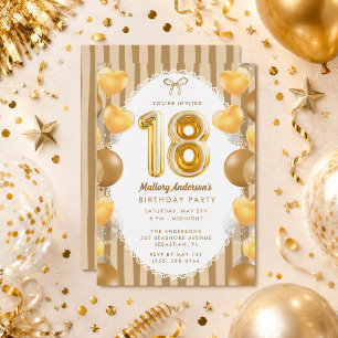 Invitación La fiesta de cumpleaños número 18 de la chica dora