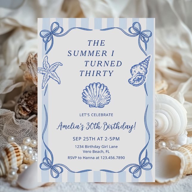 Invitación La fiesta de cumpleaños número 30 que me convertí  (Subido por el creador)