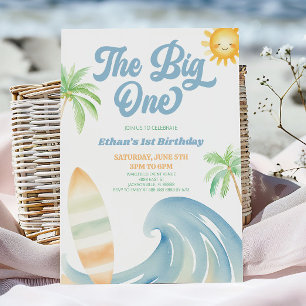 Invitación La Fiesta de Cumpleaños Número Uno de The Big One