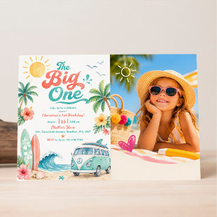 Invitación La fiesta de cumpleaños número uno de The Big One