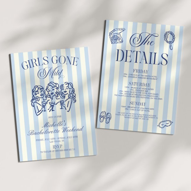 Invitación La fiesta de despedida de soltera Girl's Gone Mild (Subido por el creador)