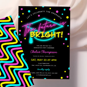 Invitación La fiesta de graduación El Futuro es Brillante con
