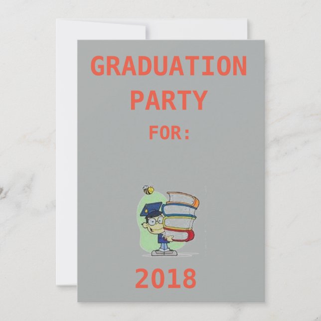 INVITACIÓN LA FIESTA DE GRADUACIÓN INVITA (Anverso)