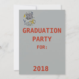 INVITACIÓN LA FIESTA DE GRADUACIÓN INVITA