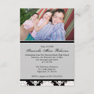 Invitación La fiesta de graduación linda de la imagen invita