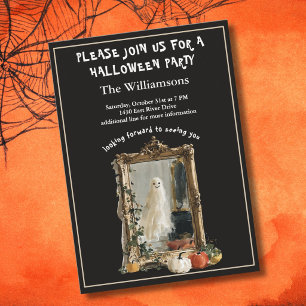 Invitación **La fiesta de Halloween con estilo personalizado 