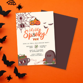 Invitación La fiesta de Halloween nos da miedo