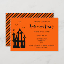 Invitación La fiesta de Halloween para adultos obsesionó a la