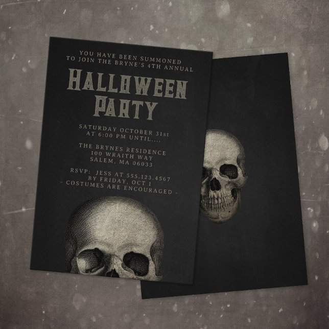 Invitación La fiesta de Halloween para adultos se desmorona d (Subido por el creador)