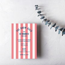 La fiesta de la bacheta rosada de la franja de nie