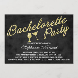 Invitación La fiesta de la bachillerato invita a la Purpurina
