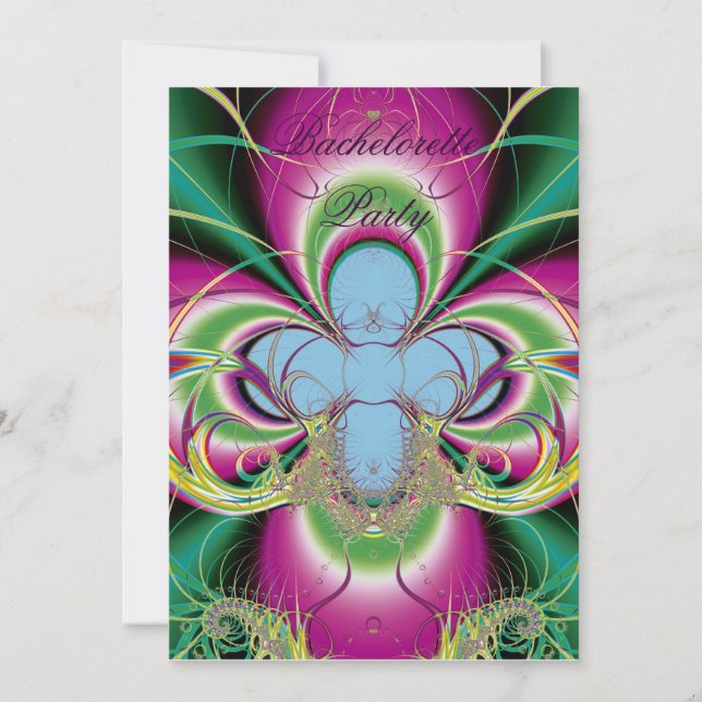 Invitación La fiesta de la soltera invita (Anverso)