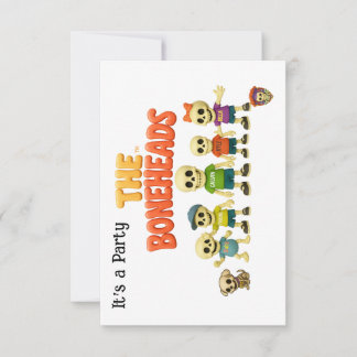 Invitación La Fiesta de los Cabezas de hueso™