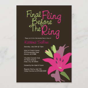 Invitación La final de Lirio Rosado cae antes de la invitació