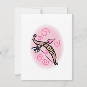 Invitación La flecha y el arco de Cupid