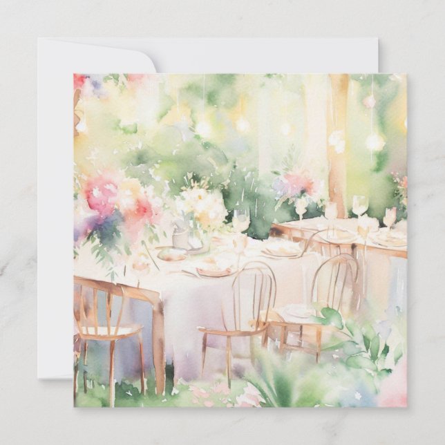Invitación La flor de la luz: Florecimiento sereno, un Baby S (Anverso)