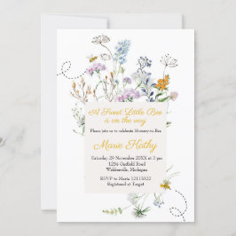 Invitación La flor dulce de abeja está en camino