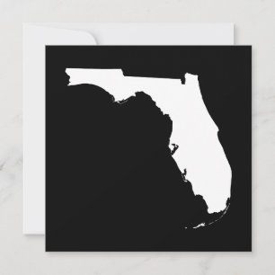 Invitación La Florida en blanco y negro