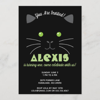 Invitación La foto de la fiesta de cumpleaños de la cara del