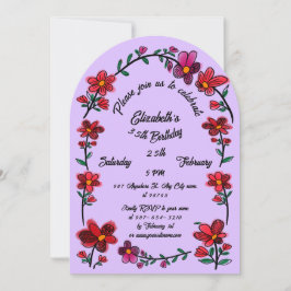 Invitación La frontera del Arco de Flores Británicas 35ª fies