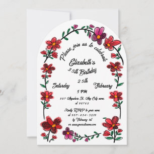 Invitación La frontera del Arco de Flores Británicas 35ª fies