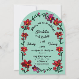 Invitación La frontera del Arco de Flores Británicas 35ª fies