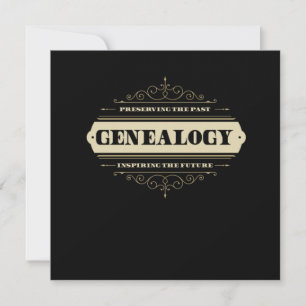 Invitación La Genealogía Preservando El Pasado Inspirando El 