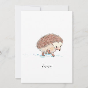 Invitación La gran aventura de Hedgehog