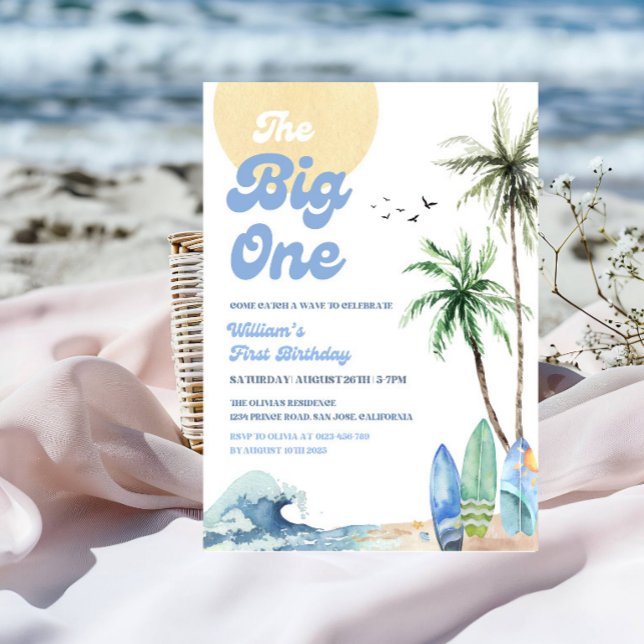 Invitación La Gran Fiesta de Cumpleaños en la Playa UNO (Subido por el creador)