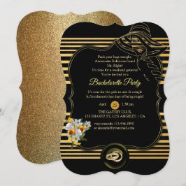 Invitación La gran fiesta de la soltera de Gatsby