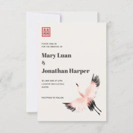 Invitación La grúa en el cielo