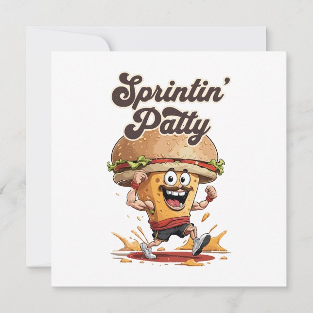 Invitación La Hamburguesa Corredora (Reverso)